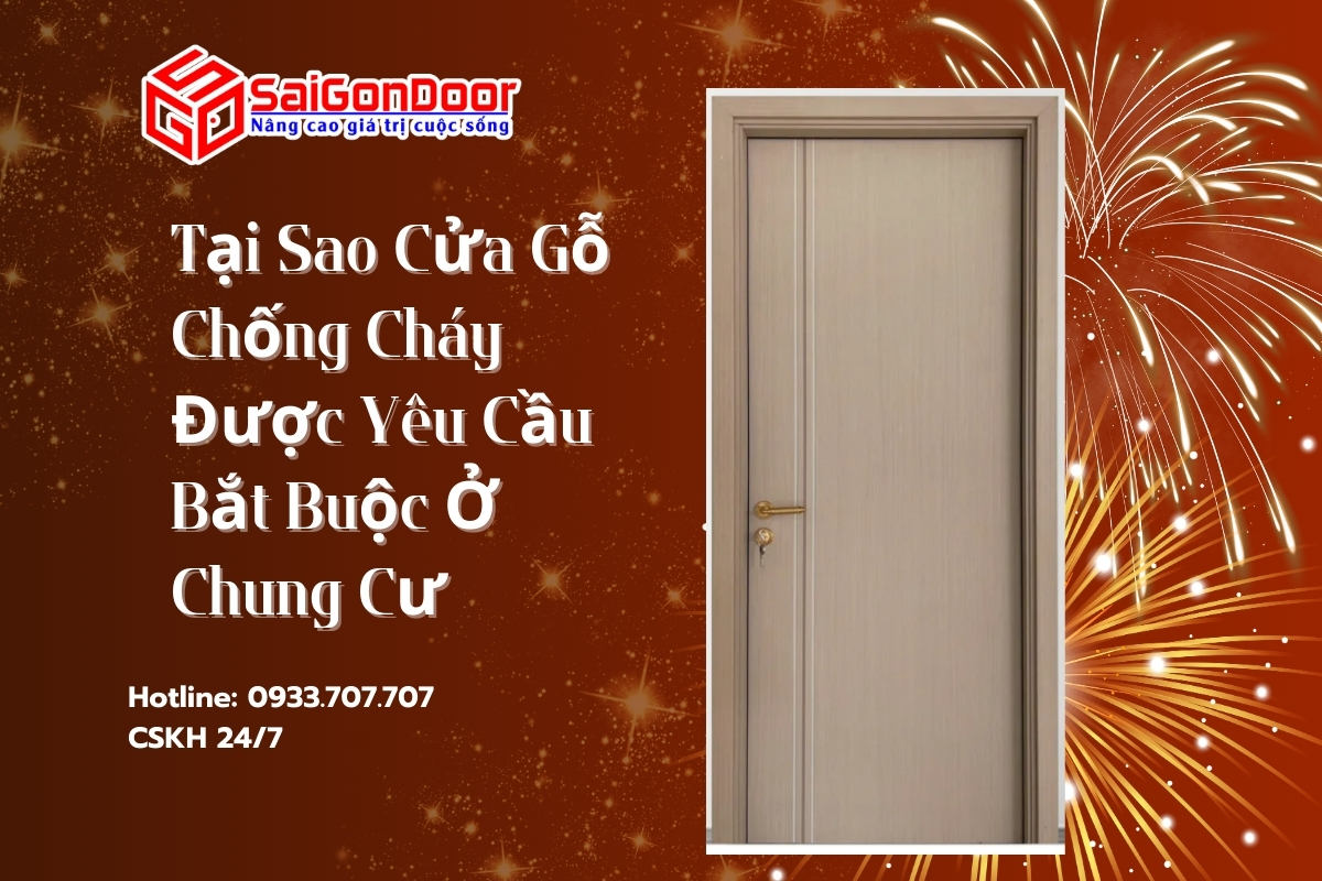 Tại Sao Cửa Gỗ Chống Cháy Được Yêu Cầu Bắt Buộc Ở Chung Cư Tại Sao Cửa Gỗ Chống Cháy Được Yêu Cầu Bắt Buộc Ở Chung Cư