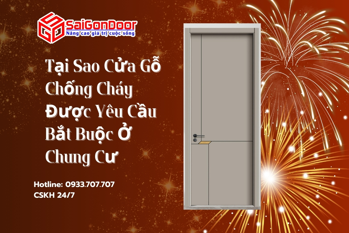 Tại Sao Cửa Gỗ Chống Cháy Được Yêu Cầu Bắt Buộc Ở Chung Cư Tại Sao Cửa Gỗ Chống Cháy Được Yêu Cầu Bắt Buộc Ở Chung Cư