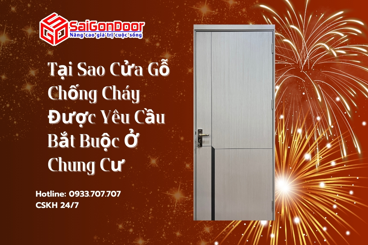 Tại Sao Cửa Gỗ Chống Cháy Được Yêu Cầu Bắt Buộc Ở Chung Cư Tại Sao Cửa Gỗ Chống Cháy Được Yêu Cầu Bắt Buộc Ở Chung Cư