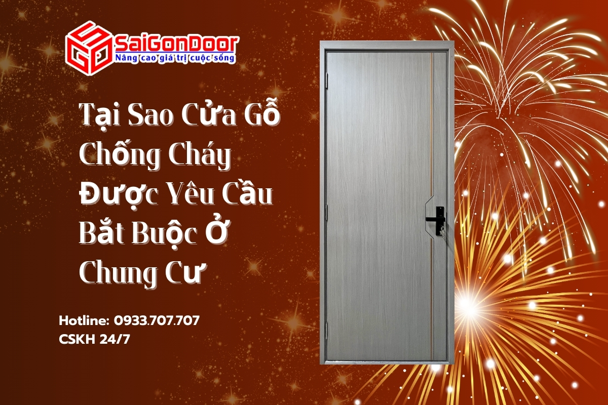 Tại Sao Cửa Gỗ Chống Cháy Được Yêu Cầu Bắt Buộc Ở Chung Cư Tại Sao Cửa Gỗ Chống Cháy Được Yêu Cầu Bắt Buộc Ở Chung Cư