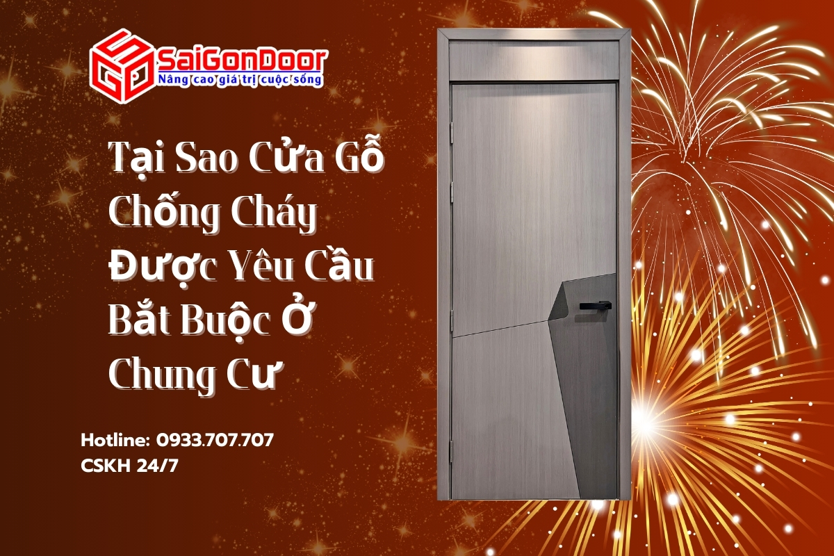 Tại Sao Cửa Gỗ Chống Cháy Được Yêu Cầu Bắt Buộc Ở Chung Cư Tại Sao Cửa Gỗ Chống Cháy Được Yêu Cầu Bắt Buộc Ở Chung Cư