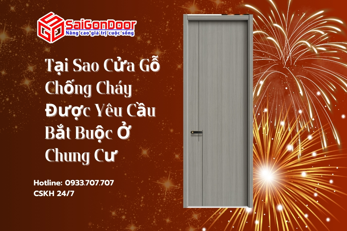Tại Sao Cửa Gỗ Chống Cháy Được Yêu Cầu Bắt Buộc Ở Chung Cư Tại Sao Cửa Gỗ Chống Cháy Được Yêu Cầu Bắt Buộc Ở Chung Cư